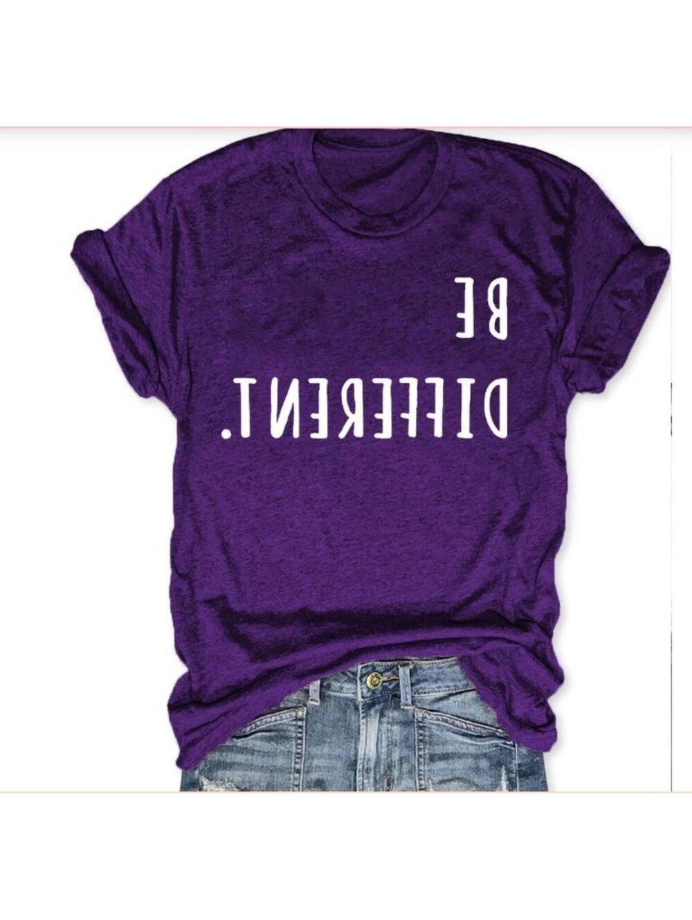 Be Different T-Shirt Purple Large